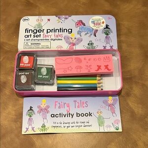 Finger Printing Art Set - Fairy Tales, New , never used